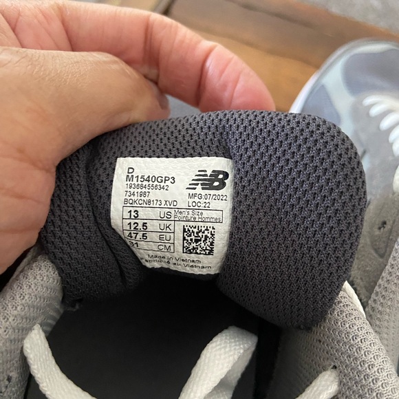 New Balance Men's 1540v3 Motion Control Sneakers Grey M1540GP3 Size13 D - Picture 10 of 12